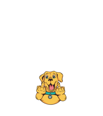 Golden Retriever bemutat minta sötétkék pólón