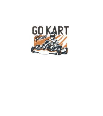 Gokart Versenyző minta fehér pólón