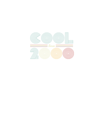 Cool Since 2000 minta fekete pólón