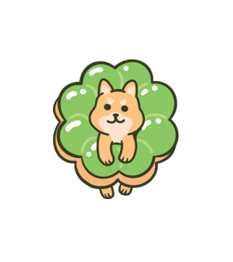 Fánk Corgi minta fehér pólón