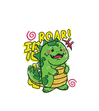 Trex minta fehér pólón
