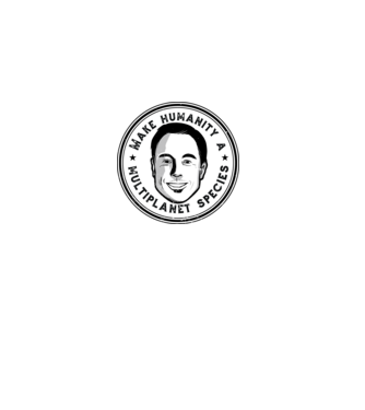 Make humanity a Multiplanet species Elon Musk minta szürke pólón