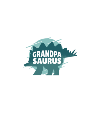 Grandpa Saurus minta fehér pólón