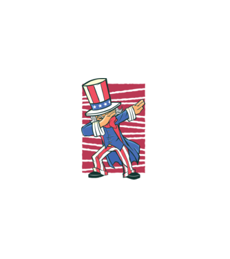 Uncle Sam DAB minta fehér pólón