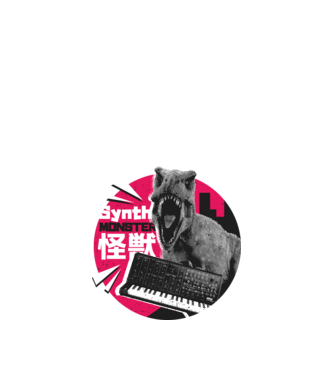 Szinti Dinoszaurusz minta homokszín pólón