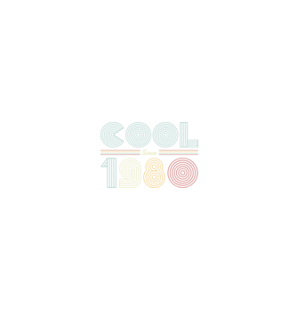 Cool Since 1980 minta fekete pólón