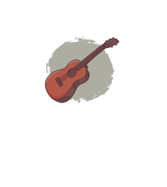 Ukulele minta fehér pólón