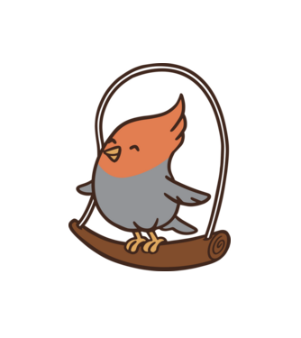 Cockatiel Parrot minta fehér pólón