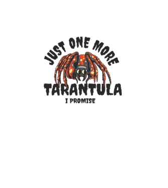 Tarantula minta fehér pólón