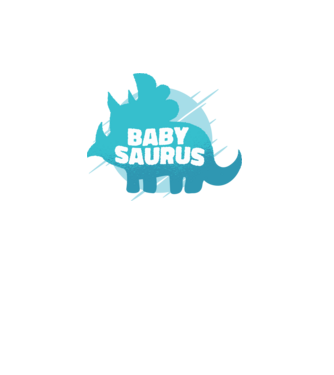 Baby Saurus minta türkiz pólón