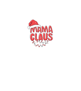 Mama Claus minta fehér pólón