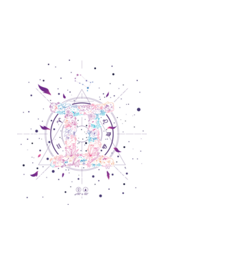 Ikrek Csillagjegy Horoszkóp - Gemini Zodiac minta fehér pólón