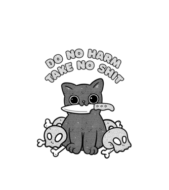 Do No Harm minta fehér pólón