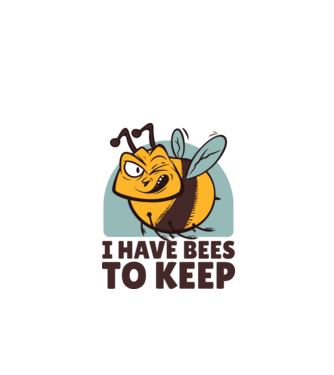 keep bees minta almazöld pólón