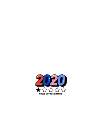 Anti 2020 would not recommend minta világoskék pólón