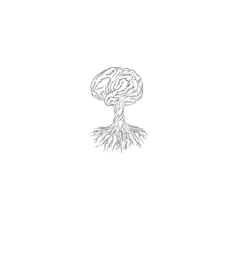 Brain Tree minta szürke pólón