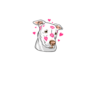 Pitbull minta fehér pólón