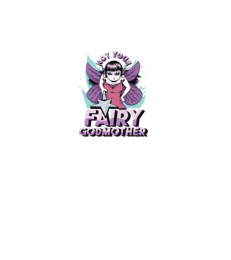 Not Your Fairy Godmother minta türkiz pólón