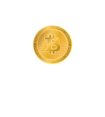 Bitcoin Arany érme minta fekete pólón