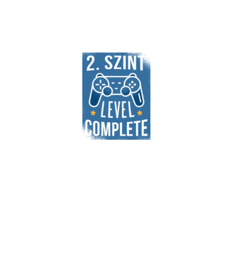 2. szint level completed minta türkiz pólón