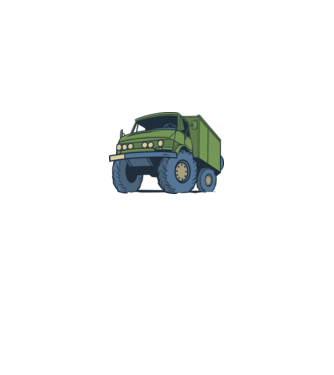 Unimog minta királykék pólón