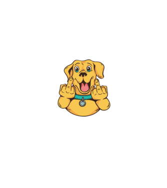 Golden Retriever bemutat minta fekete pólón