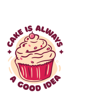 Muffin minta fekete pólón