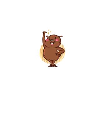 Vicces Wombat minta szürke pólón