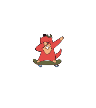Vidra DAB minta fehér/piros pólón