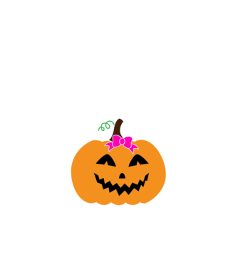 Nagymama Pumpkin minta fekete pólón