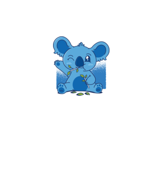 Cuki Koala minta fehér pólón