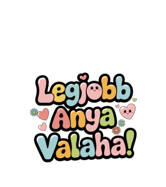 Legjobb Anya valaha minta fekete pólón