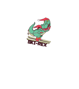 Ski Rex minta türkiz pólón
