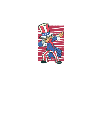 Uncle Sam DAB minta fehér pólón