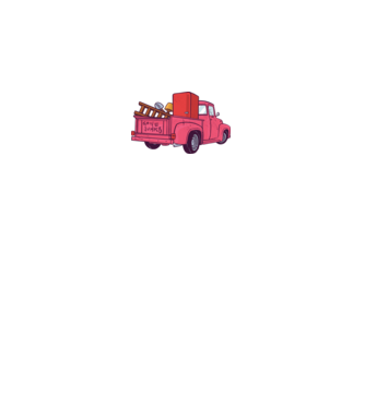 Vintage pickup minta fehér pólón