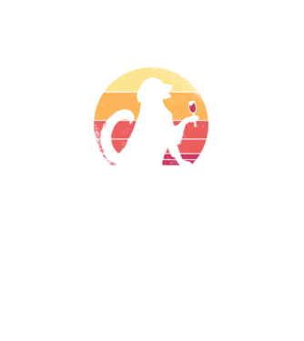 Ew, Emberek - Kutyás minta fekete/piros pólón