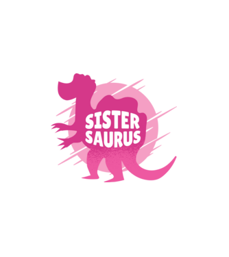 Sister Saurus minta fehér pólón