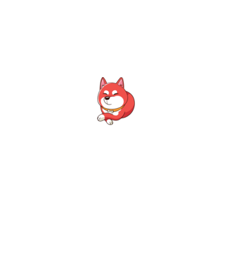 Pawfection Tökéletes Shiba minta fehér/piros pólón