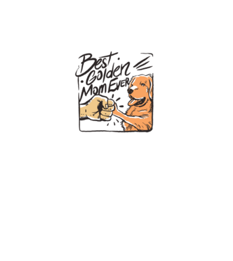 Retriever mom minta rózsaszín pólón