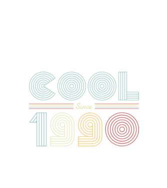 Cool Since 1990 minta fekete pólón