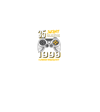GAMER szint teljesítve 35. 1990 minta fekete pólón