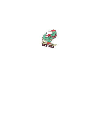 Ski Rex minta világoskék pólón