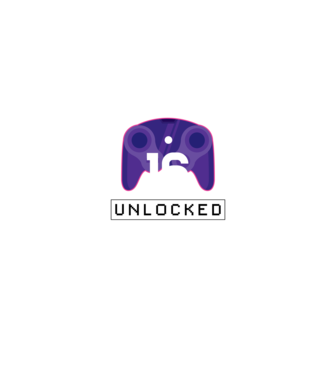 Level 16 Unlocked Gamer Születésnap minta farmerkék pólón