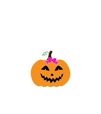 Nővér Pumpkin minta fekete pólón