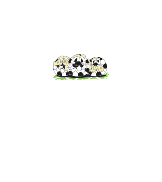 FootballWiseMonkeyStyle minta királykék pólón