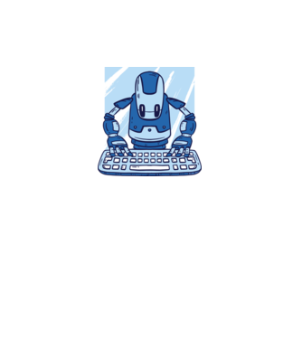 Robot Automatizálás minta királykék pólón