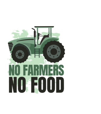 Farmer nélkül minta fekete pólón