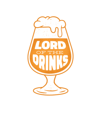 Lord of the Drinks Sör minta fehér pólón