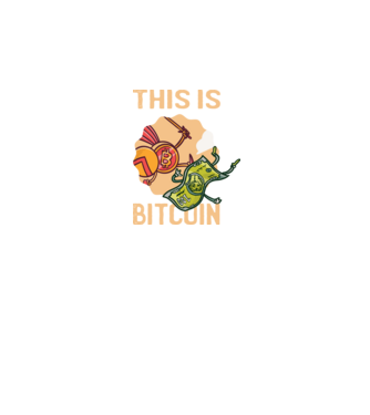 This is Bitcoin minta fekete pólón