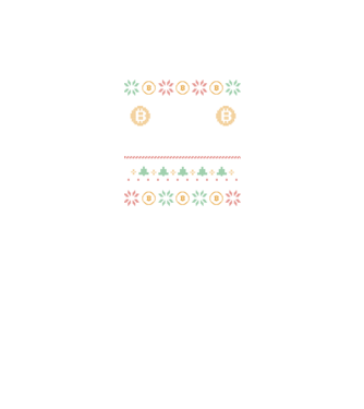 Buy the Dip Bitcoin Ugly Sweater minta fekete pólón